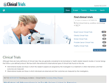 Tablet Screenshot of inclinicaltrials.com